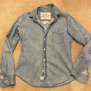 Frank & Eileen chambray button down shirt.